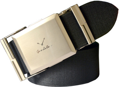 

LOOPA Men Formal Black Artificial Leather Belt