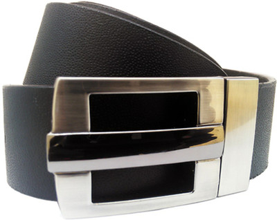 

LOOPA Men Formal Black Artificial Leather Belt