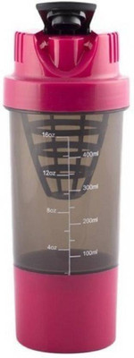 

S.Blaze Amazing 500ml Protein Shaker / Sipper / Gym Bottle / Water Bottle / Good Quality Shaker Bottle for Both Men's / Women's / Boy's / Girl's 500 ml Shaker(Pack of 1, Multicolor)