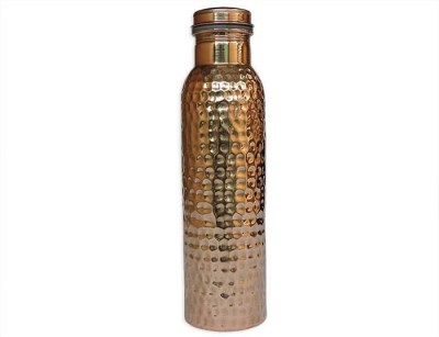 fashion prani JOINT LESS HAMMERED COPPER BOTTLE 1000 ml Bottle(Pack of 1, Brown, Copper)