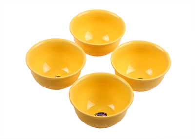 

Rich Craft International Ruffles 4 Pcs ( Color May Vary ) Plastic Bowl Set(Multicolor)