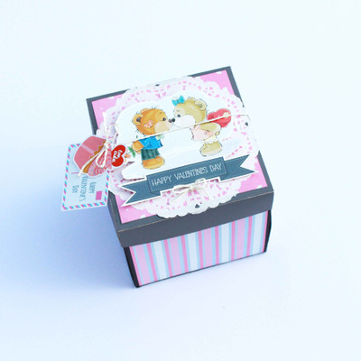 

Paperica Handmade Explosion box Bonding gift personalized gift for anniversary birthday love him her Greeting Card(Multicolor, Pack of 1)