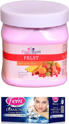 

FEM Diamond Bleach, Pink Root Fruit Skin Cream 500ml(Set of 2)