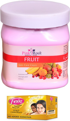 

FEM Gold Bleach, Pink Root Fruit Skin Cream 500ml(Set of 2)