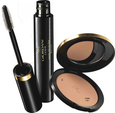 

Oriflame Sweden Giordani Gold Sheer Powder SPF 15 (Light - 31808) & Iconic All-in-One Mascara 8ml (32576)(Set of 2)