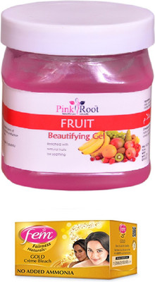 

FEM Gold Bleach, Pink Root Fruit Gel 500ml(Set of 2)