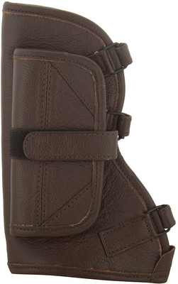 

SHAH Unisex Leather 12 Bore Butt Shoe Racquet Carry Case/Cover Free Size(Brown)