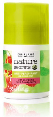 

Oriflame Sweden Nature Secrets Anti-perspirant Deodorant with Energising Mint & Raspberry Deodorant Roll-on - For Men(50 ml)