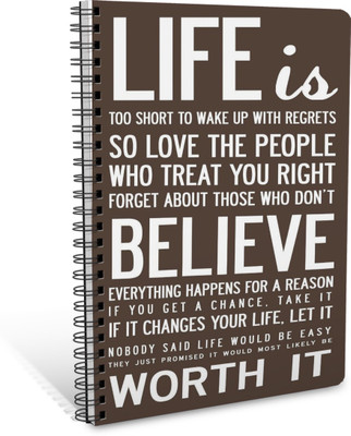 

RadhikaStore A5 Notebook(NoteBook, Multicolor)