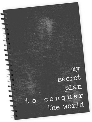 

dpotli A5 Notebook(My Secret Plan, Multicolor)