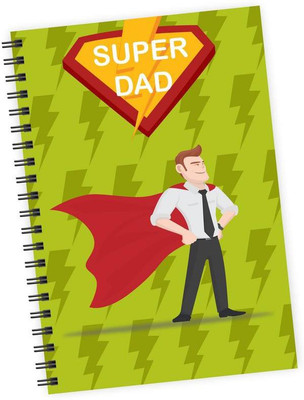 

dpotli A5 Notebook(Super Dad, Multicolor)