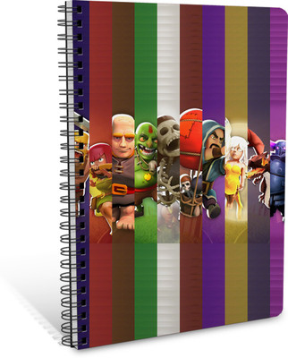 

RadhikaStore A5 Notebook(NoteBook, Multicolor)