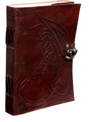 Anshika International A5 Diary(Dragon Diary, Brown)