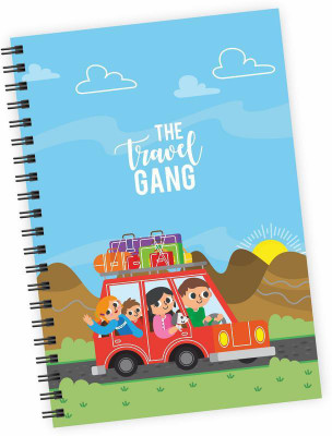 

dpotli A5 Notebook(The Travel Gang, Multicolor)
