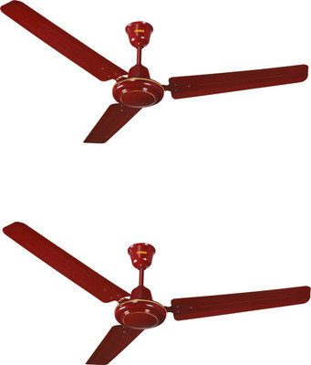 

Luminous Rapid 1200mm 3 Blade Ceiling Fan(Red, Pack of 2)