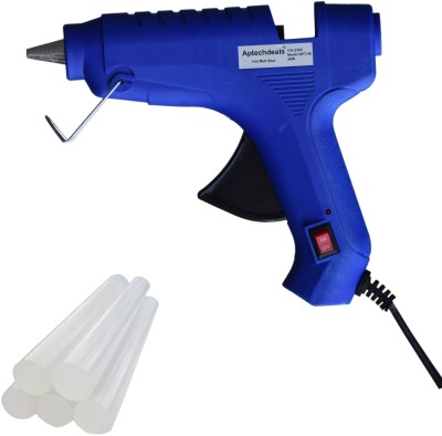 

ApTechDeals Hot Melt Glue Gun 40 Watt With On Off Switch & With 5 Hot Melt Glue Sticks APC-BL40T05 Standard Temperature Corded Glue Gun(11 mm)