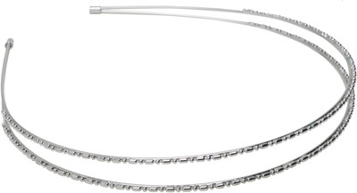 

Aaishwarya Dual Strand Silver Toned Hair Band(Silver)