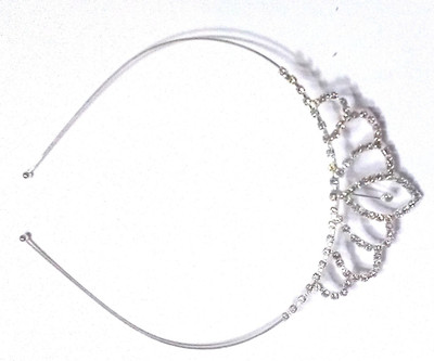 

OM hair band for the beautiful princess for the special occasion Head Band(Silver)