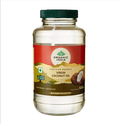 Organic India Organic Virgin Coconut Oil (500ml) Hair Oil(500 ml)