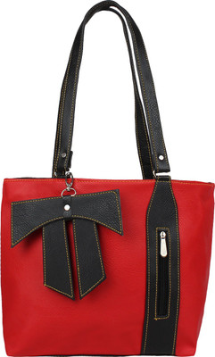 

KanhajiCollection Hand-held Bag(Red, Black), Black;red