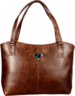 

Bay & Blue Hand-held Bag(Brown)