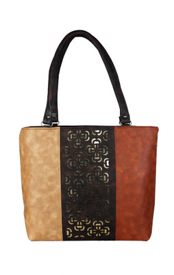

Bay & Blue Hand-held Bag(Brown)