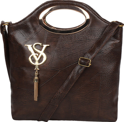 

KanhajiCollection Hand-held Bag(Brown)