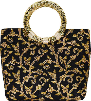 

Bagaholics Hand-held Bag(Black, Gold)