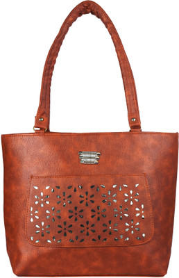 

Bay & Blue Hand-held Bag(Brown)