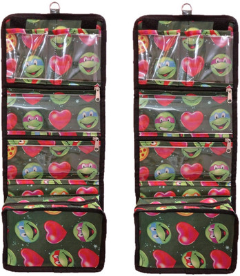 

Addyz Pack of2 Pieces Accessories Organizer jewelry Accessories Organizer Green Make Up Kit Accessories Organizer( )