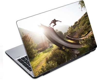 

ezyPRNT Curvy Skateboarding Sports (10 to 10.9 inch) Vinyl Laptop Decal 10