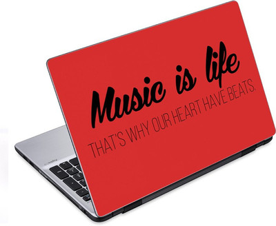 

ezyPRNT Music Lovers and Musical Quotes V (12 to 12.9 inch) Vinyl Laptop Decal 12