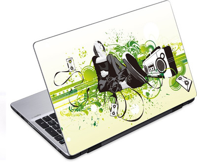 

ezyPRNT Girl Listening and Dancing Music E (10 to 10.9 inch) Vinyl Laptop Decal 10