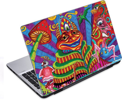 ezyPRNT Abstract Art BK (11 to 11.9 inch) Vinyl Laptop Decal 11