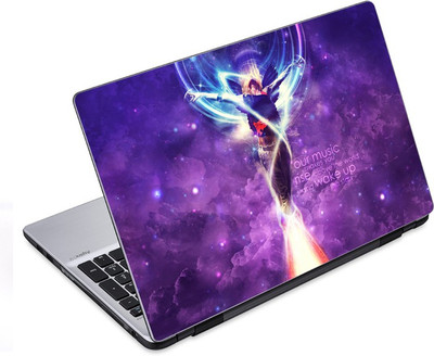 

ezyPRNT Feel the Music D (14 to 14.9 inch) Vinyl Laptop Decal 14