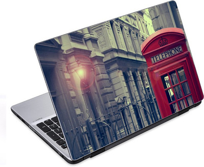 

ezyPRNT Travel and Tourism Telephone Booth (14 to 14.9 inch) Vinyl Laptop Decal 14