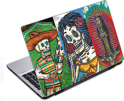 

ezyPRNT Skull and Abstract F (12 to 12.9 inch) Vinyl Laptop Decal 12