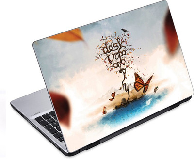 

ezyPRNT Beautiful Butterfly (14 to 14.9 inch) Vinyl Laptop Decal 14