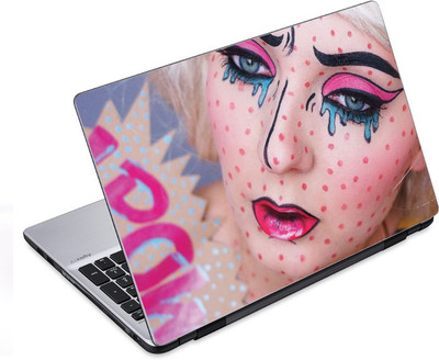 

ezyPRNT Expression of Girl C (14 to 14.9 inch) Vinyl Laptop Decal 14