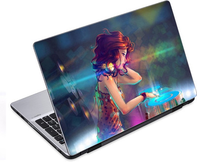 

ezyPRNT Girl Listening and Dancing Music S (10 to 10.9 inch) Vinyl Laptop Decal 10
