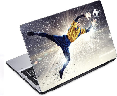 

ezyPRNT Football Saving Goal Sports (12 to 12.9 inch) Vinyl Laptop Decal 12