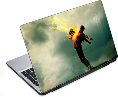 

ezyPRNT Football Fireball Defense Sports (10 to 10.9 inch) Vinyl Laptop Decal 10