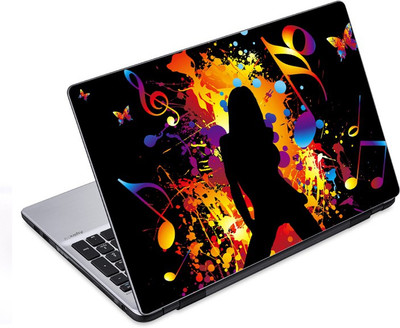 

ezyPRNT Girl Listening and Dancing Music I (10 to 10.9 inch) Vinyl Laptop Decal 10