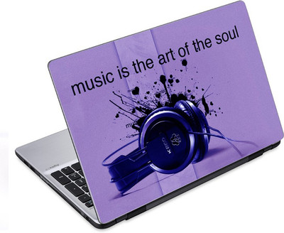 

ezyPRNT Headphones and Earphones Music Q (14 to 14.9 inch) Vinyl Laptop Decal 14