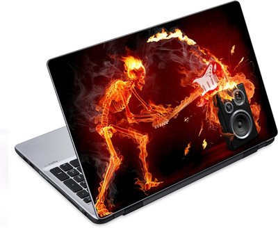 

ezyPRNT Skull and Abstract Music B (10 to 10.9 inch) Vinyl Laptop Decal 10