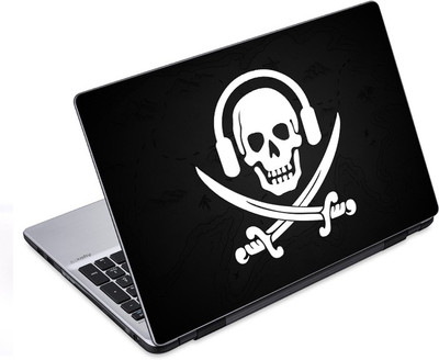 

ezyPRNT Skull and Abstract Music G (14 to 14.9 inch) Vinyl Laptop Decal 14