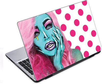ezyPRNT Expression of Girl B (14 to 14.9 inch) Vinyl Laptop Decal 14