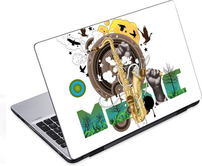 

ezyPRNT Beautiful Typography Music D (14 to 14.9 inch) Vinyl Laptop Decal 14
