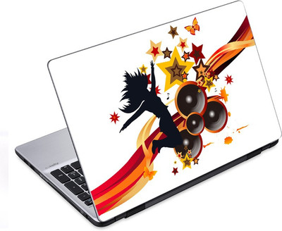 

ezyPRNT Girl Listening and Dancing Music A (10 to 10.9 inch) Vinyl Laptop Decal 10