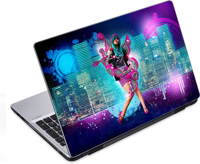 

ezyPRNT Girl Listening and Dancing Music R (10 to 10.9 inch) Vinyl Laptop Decal 10